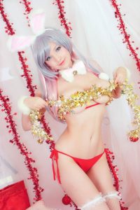 Hidori Rose Nude Sexy Christmas Bunny Photos